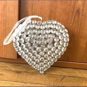 Heart Shaped Decor - Clear Acrylic Crystals